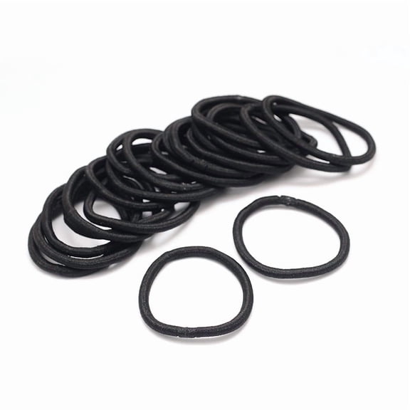 10 Pcs Elastic Fiber Hair Ties Hair Accessories Nylon Thread Elastic Fiber Hair Ties Ponytail Holder Thick Hair Ties Thick Seamless Hair Ties