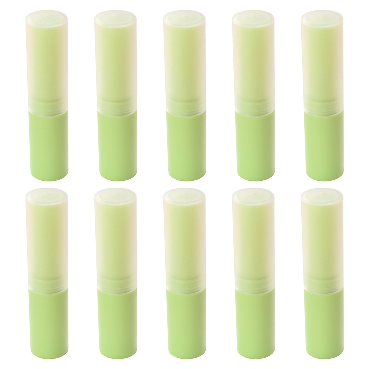 10 Pcs Empty Lip Balm Containers Tube with Caps Self Made Lipstick