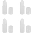thumbnail image 1 of 10 Pcs Empty Refillable Roll On Bottles Plastic Roller Bottle Rollerball DIY Deodorant Containers with Ball 3ml -, 1 of 4