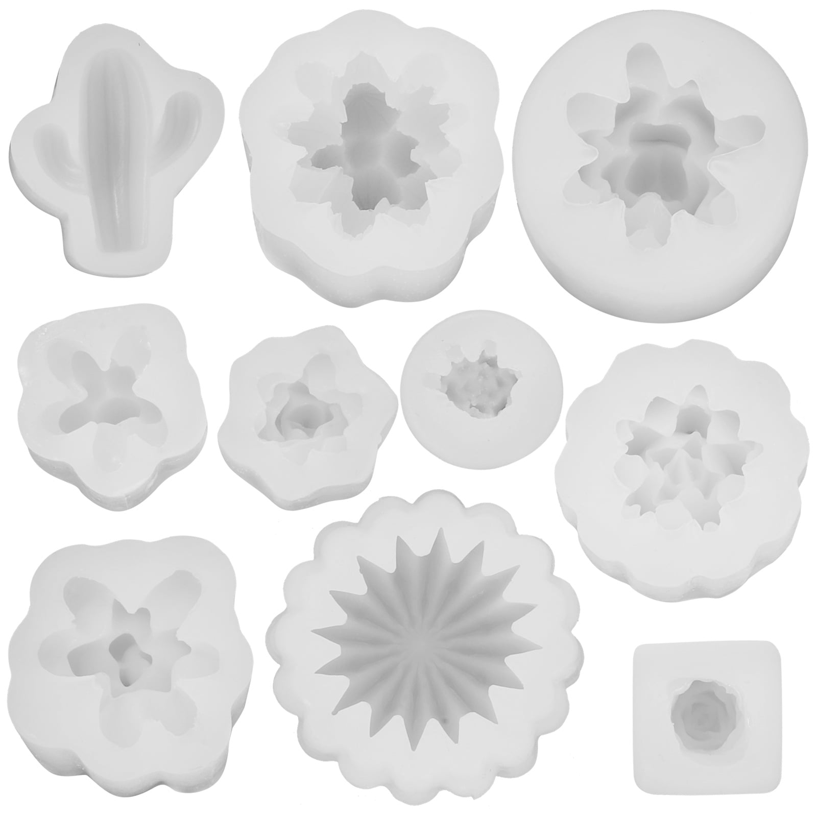 10 Pcs Epoxy Stencils for Crafts Soap Molds for Soap Making Candle ...