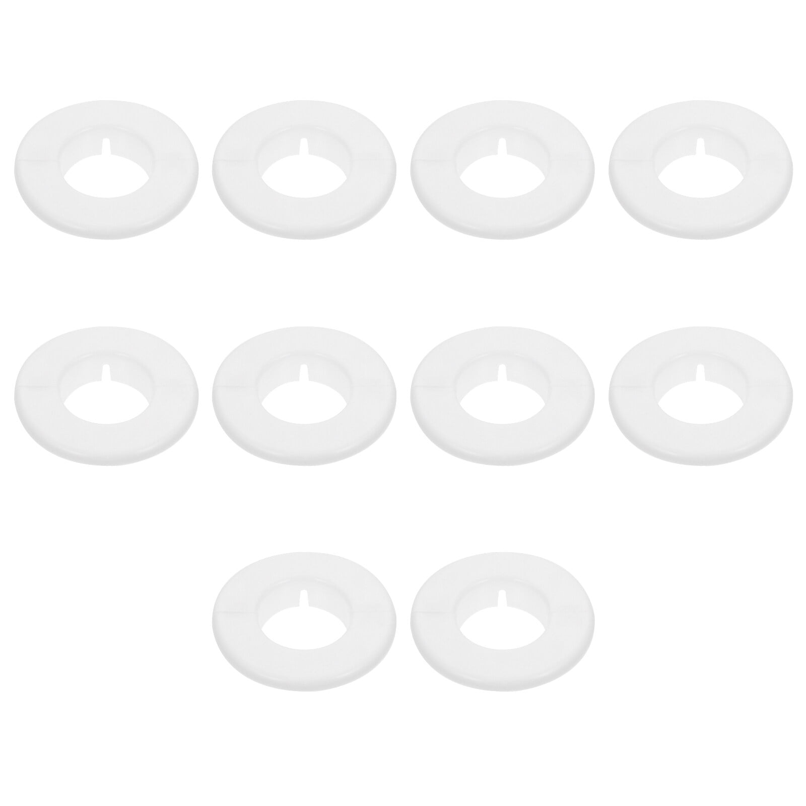 10 Pcs Escutcheon Plate Radiator Wall Cover Ac Units for Home Plastic