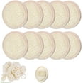 thumbnail image 1 of 10 Pcs Exfoliating Facial Loofah Scrubbers Natural Face Exfoliator Pad Cleanser Sponges Reusable 100% Natural Loofah Sponge Manual Facial Cleansing Scrubber Handheld Pad for Men and Women, 1 of 5