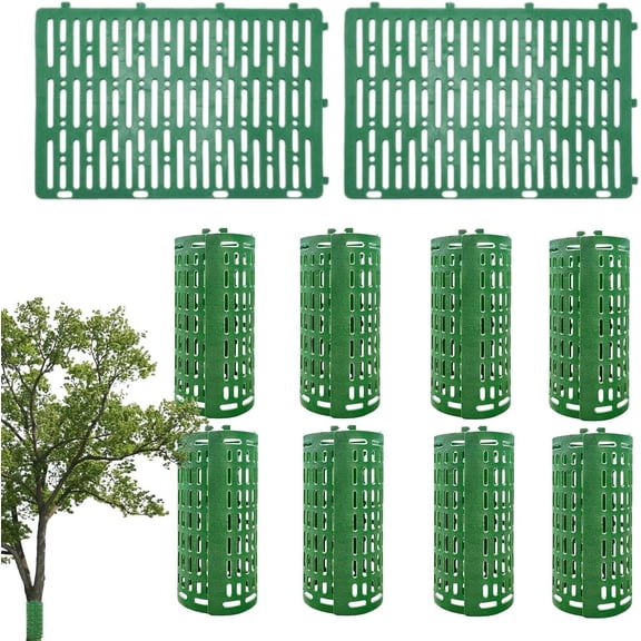 10 Pcs Expandable Tree Trunk Protector, Reusable Guard for Outdoor Garden Orchard Animal Protection