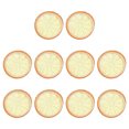 thumbnail image 1 of 10 Pcs Fake Lemon Slices, 1.6 Inch Simulation Lemon Slice Artificial Fruit Decor for Home Party Fruit Props, Orange, 1 of 7