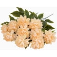 thumbnail image 1 of 10 Pcs Fake Roses Artificial Flowers with Long Stems, 15'' Black Faux Silk Roses Bouquet for Floral Arrangement Wedding Centerpiece Party Home HalloweenDecorations, 1 of 5