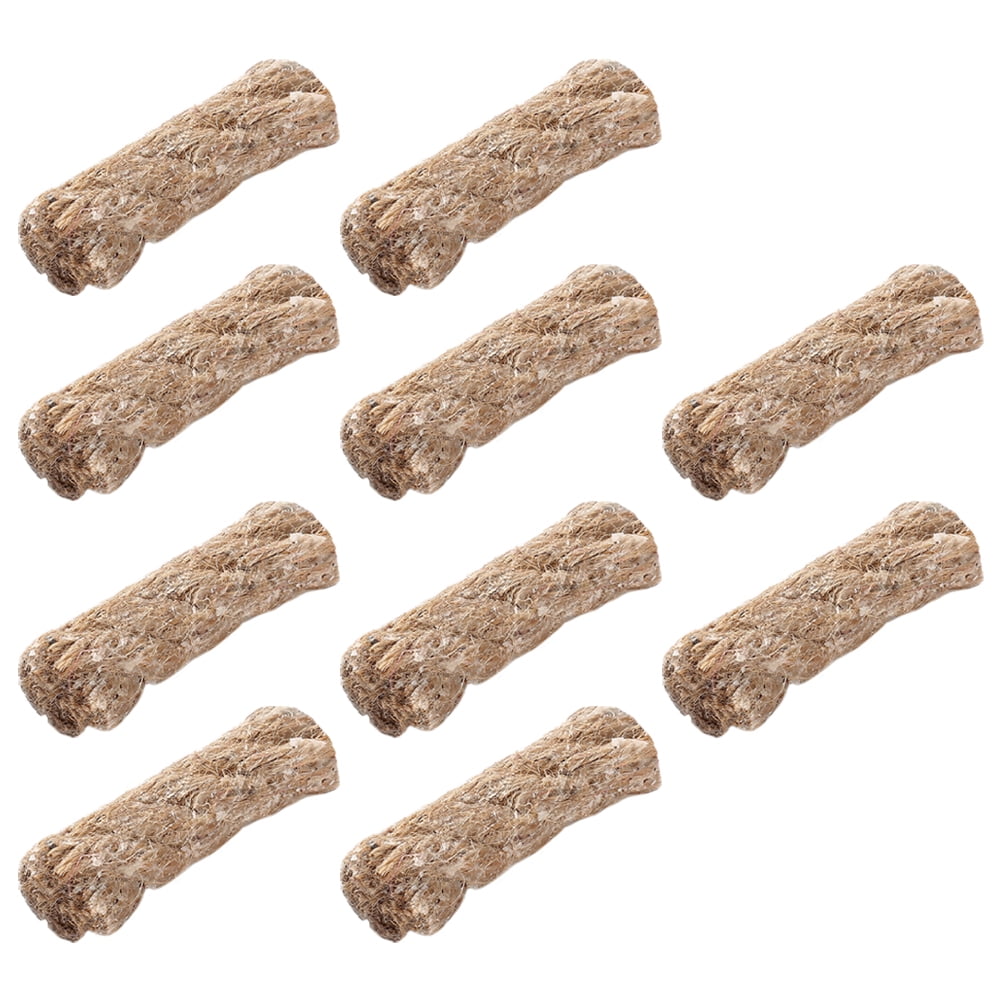 10 Pcs Fat Rope Stick Fire Starter Infiltrated Wax Outdoor Activity ...