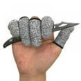 thumbnail image 1 of 10 Pcs Finger Cots Cut Resistant Protector, Finger Covers for Cuts, Gloves Life Extender, Cut Resistant Finger Protectors for Kitchen, Work, Sculpture, Anti-Slip, Reusable,Gray, 1 of 7