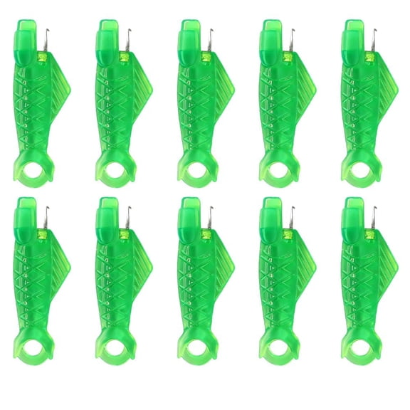 10 Pcs Fish Mouth Automatic Sewing Needle Threader Simple Needle Threaders Tool Set for Household Sewing Machines and Manual Hand Sewing