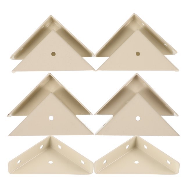 10 Pcs Fixed Corner Code Angle Brackets for Wood Connector Metal Cold