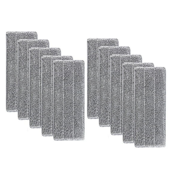 10 Pcs Flat Mop Pads, Reusable Mop Pads, Microfiber Spray Mop Replacement Heads, Household Mop Clean, Microfiber Squeeze Cleaning Mop Heads, for Wet/Dry Mops