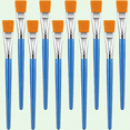 thumbnail image 1 of 10 Pcs Flat Paint Brushes for Acrylic Painting, 1 Inch Art Paint Brushes Artist Painting Brush, 1 of 1
