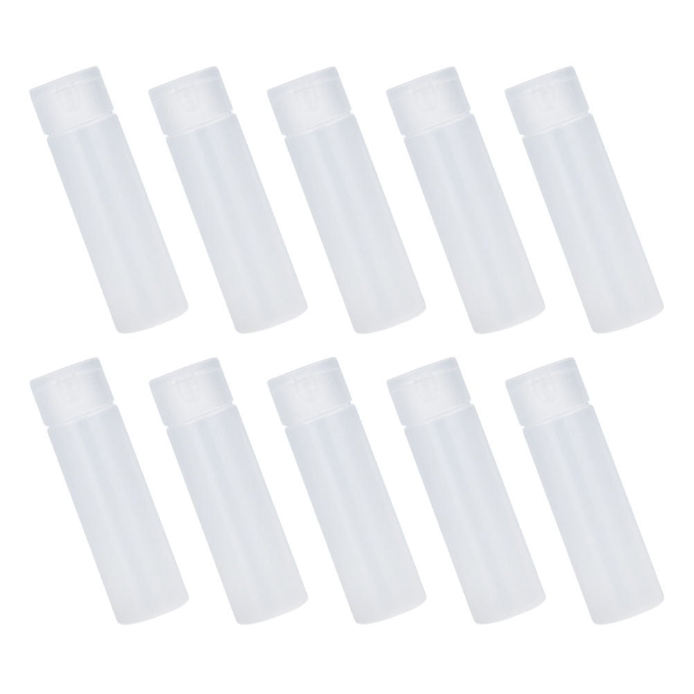 10 Pcs Flip Top Squeeze Bottle Travel Bottles Empty Massage Containers
