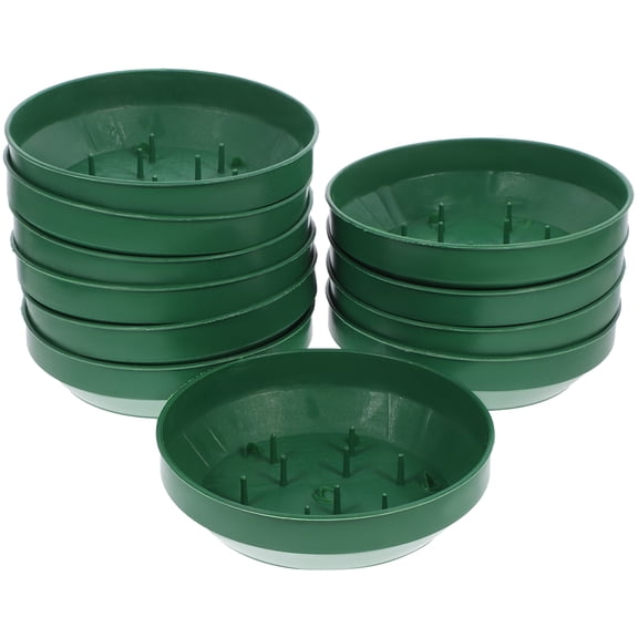 10 Pcs Flower Mud Fixing Plate Plant Flower Mud Holder Flower Kit Indoor Covered Growing Tray Landscape Tray Bride