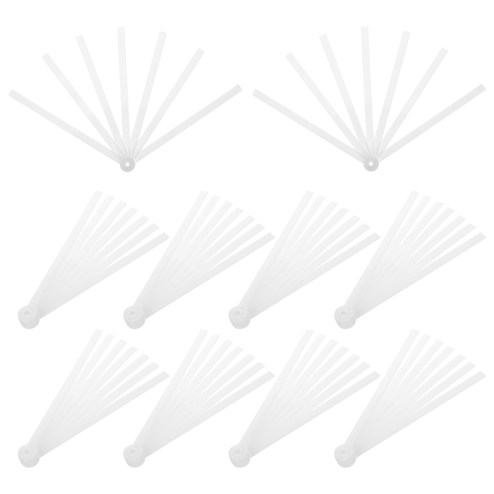 10 Pcs Folding Fan Handle Handheld Fan Fan Making Material Folding Fan Frame DIY Craft Fan Frame