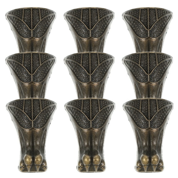 10pcs Wooden Box Feet Legs for Cabinets and Chests, Edge and Corner Protector Legs for Vintage Wooden Cases and Furniture