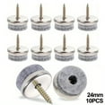 10 Pcs Furniture Felt for Pads Felt Gliders Nail Furniture Pad Nails