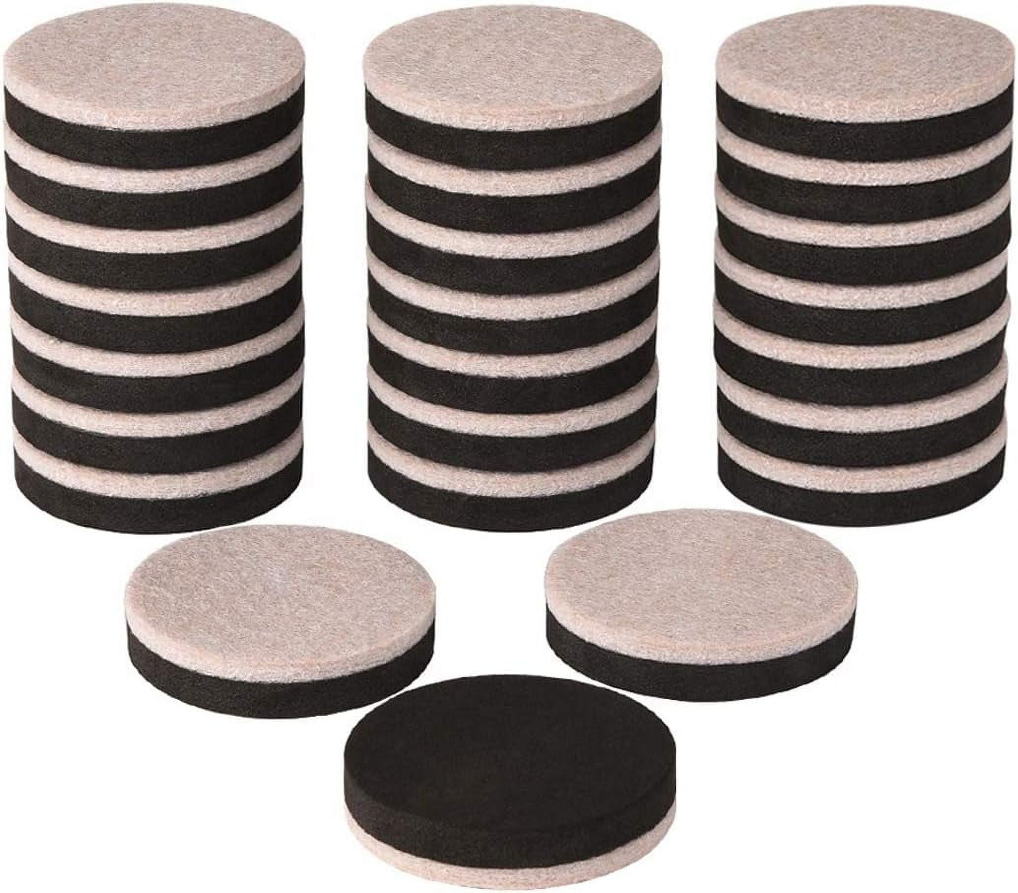 10 Pcs Furniture Sliders 3 Inch Round Felt Furniture Slider Reusable