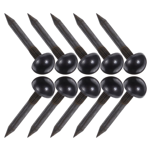 10pcs Brass Upholstery Tacks Decorative Furniture Nails for Sofa, Craft Projects, Home Improvement and Use