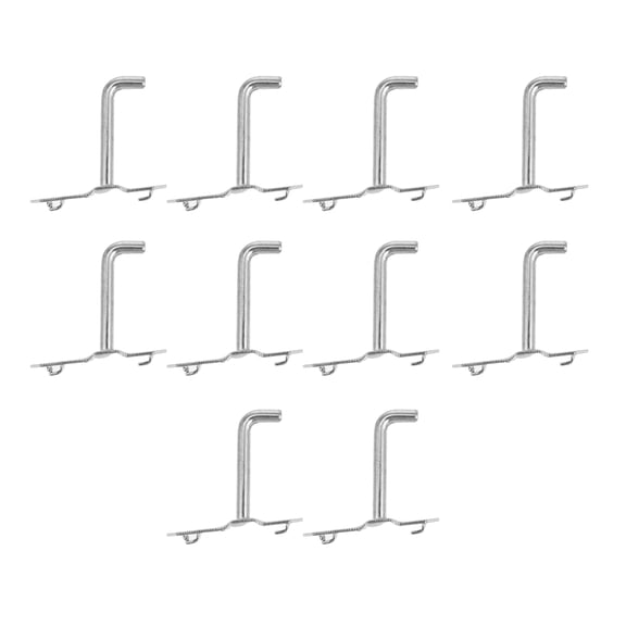 10 Pcs Garage Hooks S Shaped Hooks Shed Hooks 5.50X5.00X2.50CM Silver