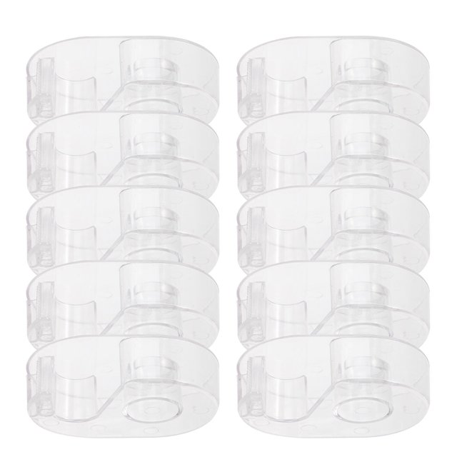 10 Pcs Gift Wrapping Clamps with Tape Dispenser Storage Tape Dispenser Adorable Tape Cutter Tool