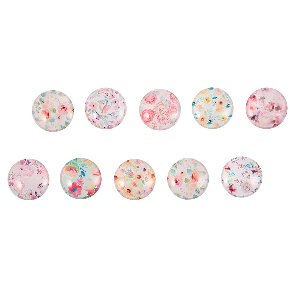 10 Pcs Glass Fridge Whiteboard Decor Locker Lockers