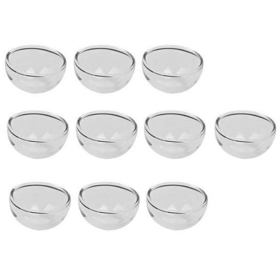 10 Pcs Glass Hemisphere Fillable Findings Pendant Locket