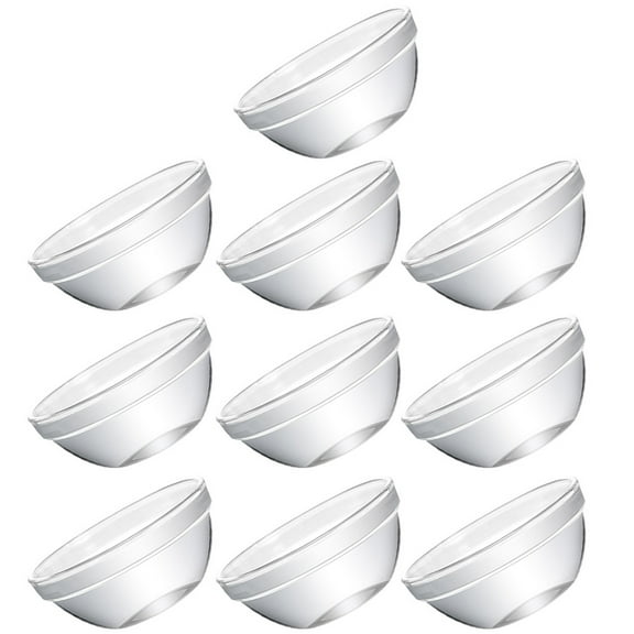10pcs Small Glass Pinch Bowls for Cooking Prep, Kitchen Use, Food Serving, Clear Glass Prep Bowls Set