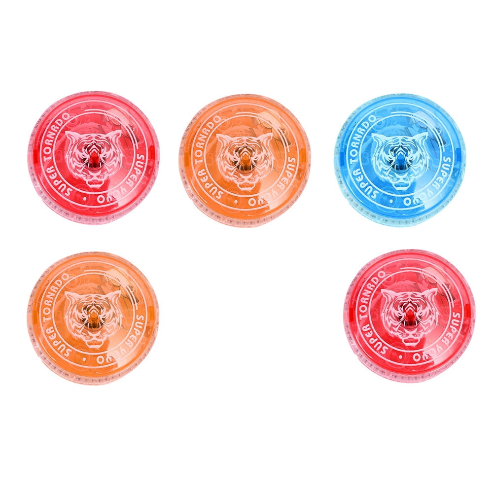 10 Pcs Glow Yoyo Childrens Toys Yoyo for Kids Abs Yoyos Puzzle