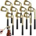thumbnail image 1 of 10 Pcs Golf Bottle Opener Novelty Groomsmen Gift Bachelor Party Favors for Golf Lover Beer Enthusiast, Made from Zinc Alloy (Bronze), 1 of 12