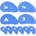 thumbnail image 1 of 10 Pcs Golf Covers Set - Protective Cloth for Woods, Irons, and Golf Accessories, Ideal for Golfers, 1 of 6