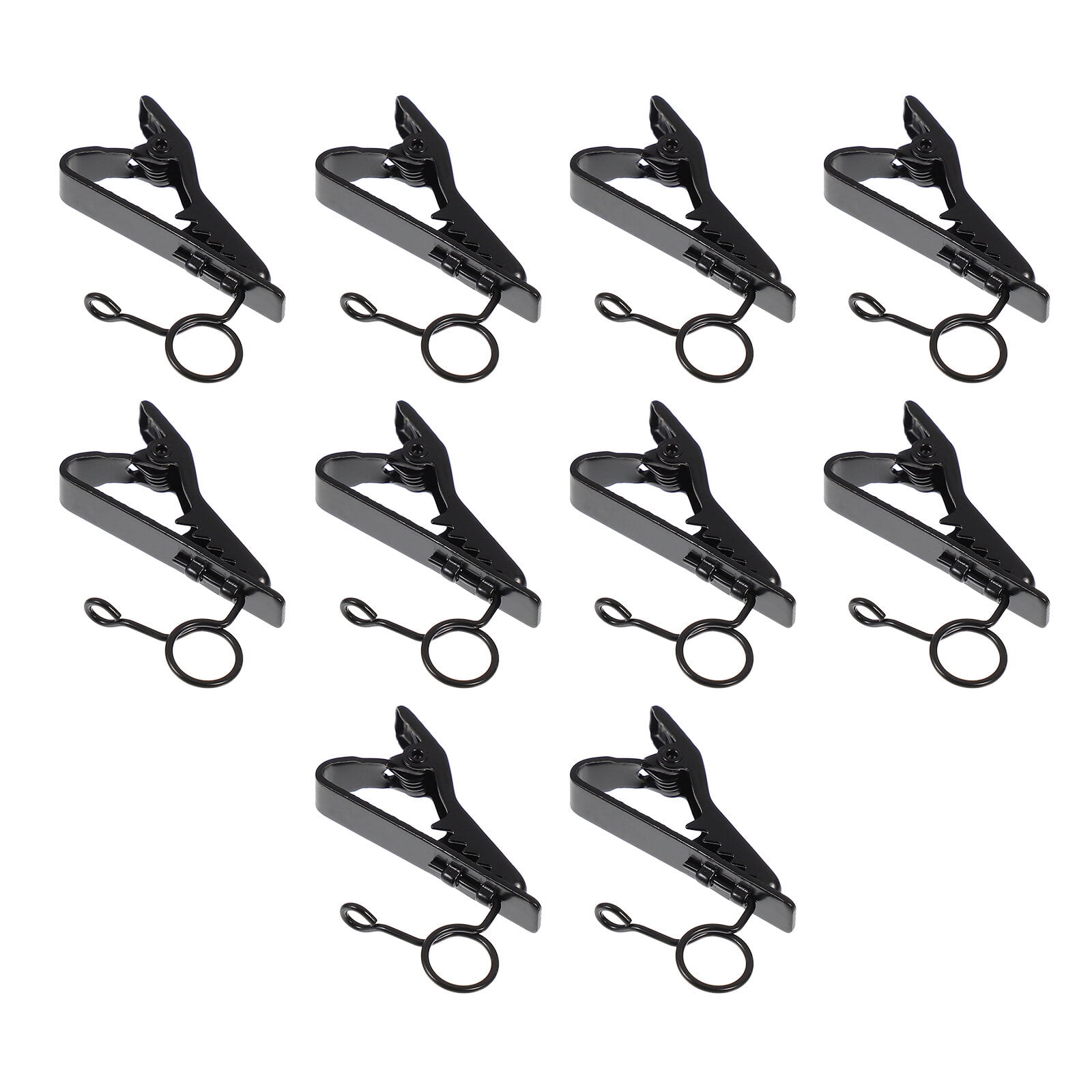 10 Pcs Gooseneck Mic Wire Clips Microphone Lavalier Stage Fixing