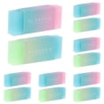 thumbnail image 1 of 10 Pcs Gradient Jelly Pencil Erasers, 1.89X0.79X0.39" Soft Flexible Rubber Erasers, Art Drawing Erasers, Clean Erasing Rubber Blocks, Writing Correction Erasers, Translucent Erasers for Sketching, 1 of 7