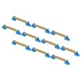 10 Pcs Ground Bus Bar Brass Terminal Grounding Bar 12 Positions ...