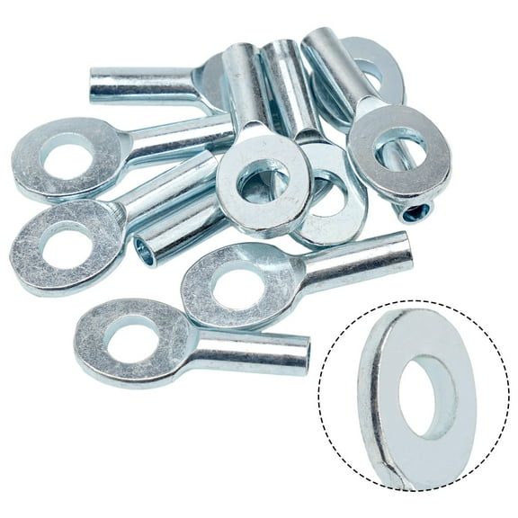 10 Pcs Gym Pulley Machine Cable Eyelet Terminal Wire Rope Port Joint Stopper