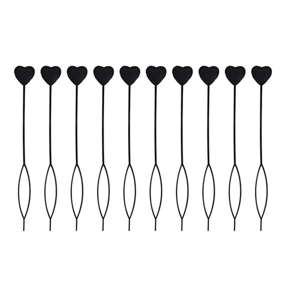10 Pcs Plastic Hair Braiding Set With Simple Pull Through For Creative And Fun Hairstyling Hairdresser Supply