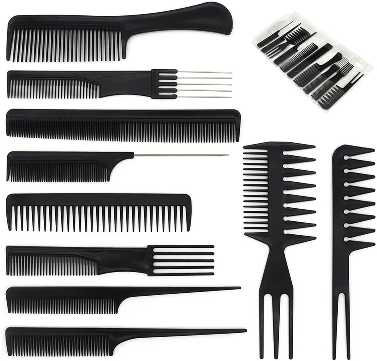 Hair Comb Wide-toothed Anti-static PP Professional Women Men Hairdressing  Comb for Daily Use