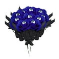 thumbnail image 1 of 10 Pcs Halloween Eyeball Flowers, 2.75*15.3 Inch Artificial Silk Roses Flowers with Eyeballs Eyeballs Rose Gothic Rose Bushes for Halloween Party Home Decorations, 1 of 9