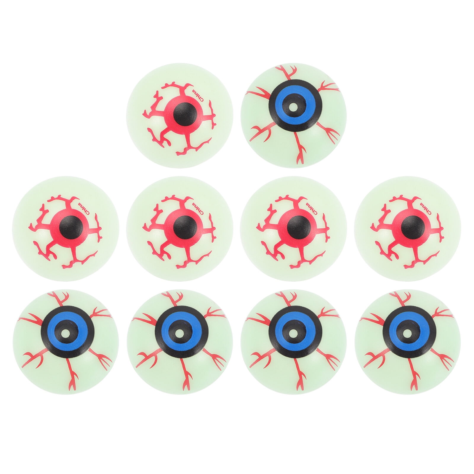 10 Pcs Halloween Eyeballs Realistic Eyeball Props Eyeballs with Storage
