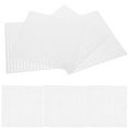 thumbnail image 1 of 10 Pcs Handwoven Baseboard Red Mesh Canvas Grid Buckram Fabric White, 1 of 8