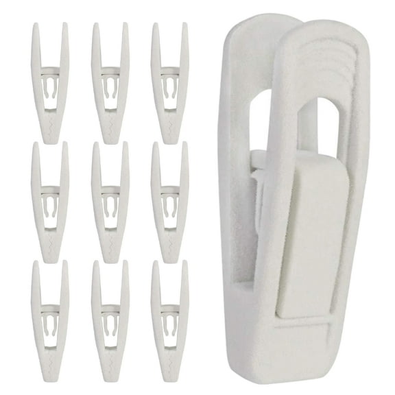 GETAJGHSD Pants Clip Hangers Velvet Flocked Suit Skirt Pant Clothes Hangers White 10Pcs