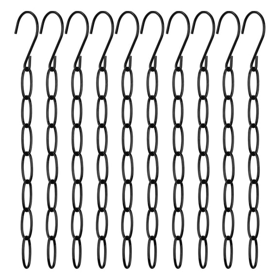 10Pcs Hangers Space Saving, Metal Hanger Organizer, Closet Space Savers, Collapsible Clothes Hangers for Heavy Clothes, Closet Organizers and Storage, College Dorm Room Essentials, Black