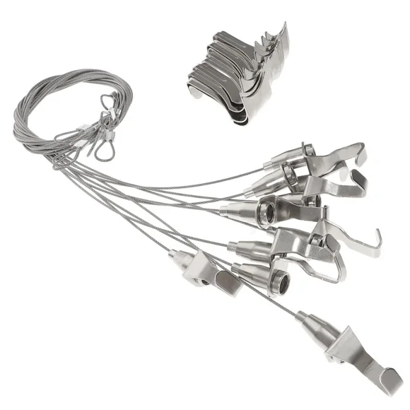 10 Pcs Hanging System The Painting Rope And Hook Travel Picture Wire