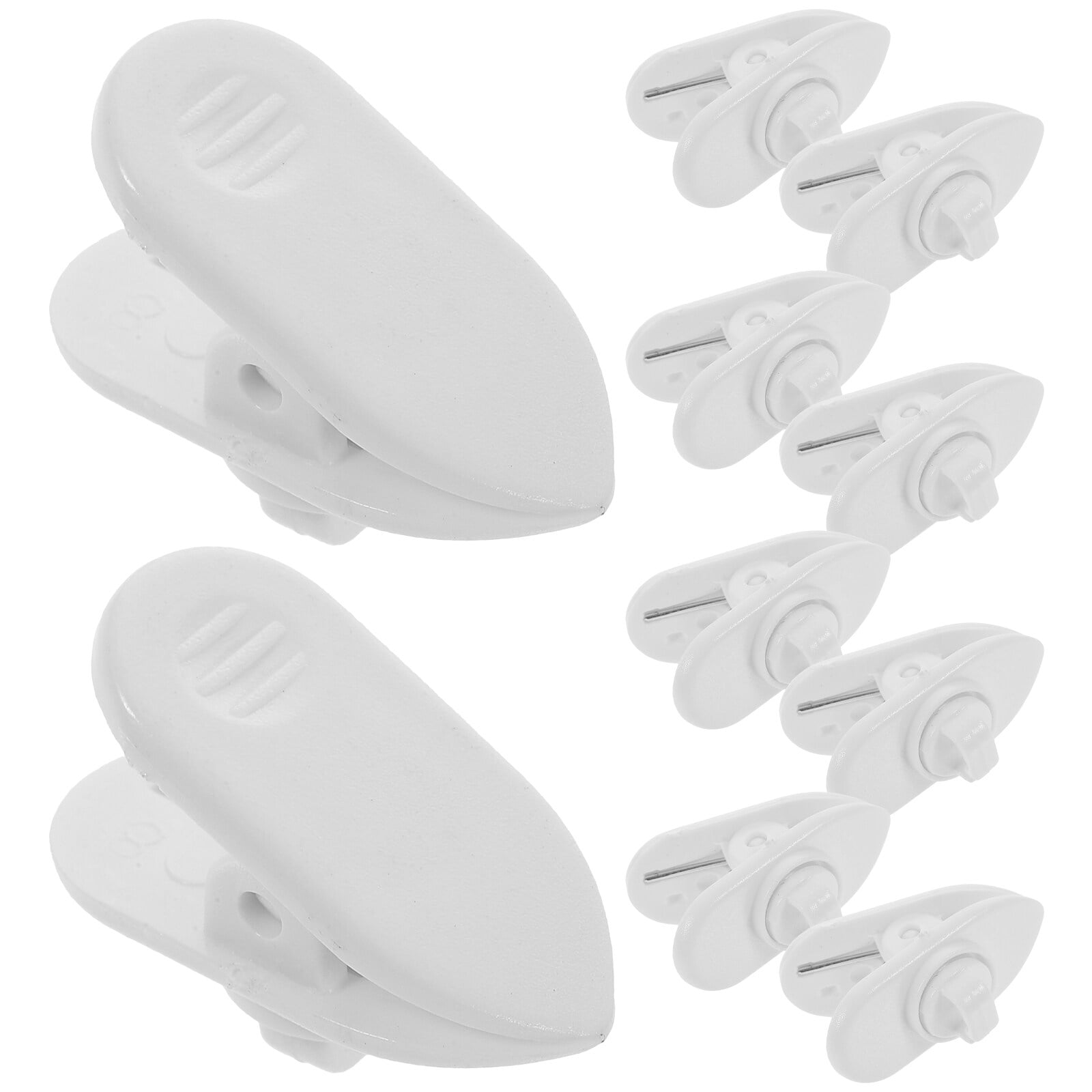 10 Pcs Head Phones Headphone Wire Clip Cell Headset Cable Clamp Clips