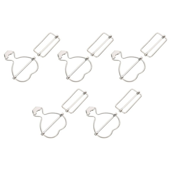 ifundom 10-Pack Adjustable Overalls Buckles Zinc Alloy Fasteners for Everyday Use and Quick Repairs