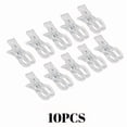 thumbnail image 1 of 10 Pcs Heavy Duty Clear Balloon Arch Clips 3.5 Inch, Large Transparent Spring Clips for Birthday Party Decorations, Craft Projects, Woodworking and Photography Studio Setup, 1 of 8