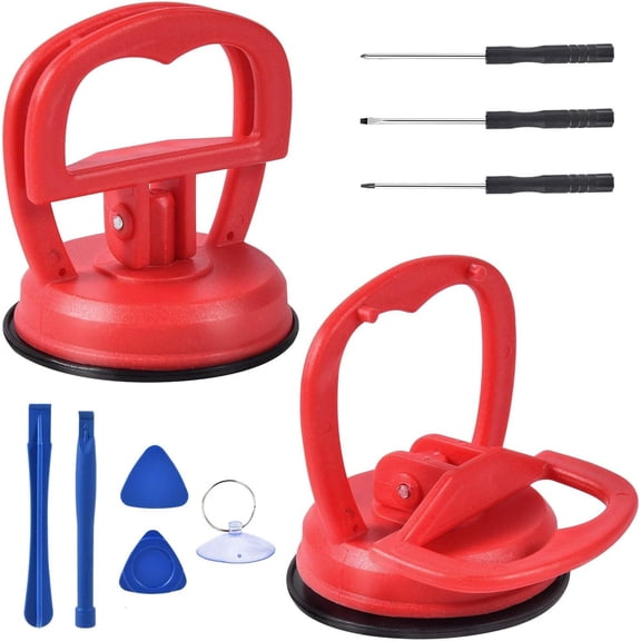 10 Pcs Heavy Duty LCD Screen Suction Cups Repair Kit for iMac, iPhone, iPad, Computer, Tablet