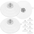 thumbnail image 1 of 10 Pcs Heavy Duty Suction Cup Hooks Small Sucker Screw Cups for Glass Window Pvc Metal, 1 of 6