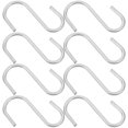 10 Pcs Heavy Duty Zinc Plated S Hooks for Kitchen Utensils, Pots, Pans ...