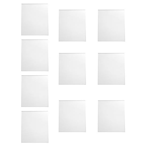 NIAIZEK 10pcs Clear Acrylic Photo Frame Panels for Crafts, Hobbyists, Scrapbooking, and Home Decoration