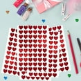 thumbnail image 1 of 10 Pcs Holographic Heart Stickers Pack - Valentine's Day Decorative Adhesive Labels for Scrapbooking, Gift Wrapping, Notebooks and DIY Craft Projects, 1 of 7